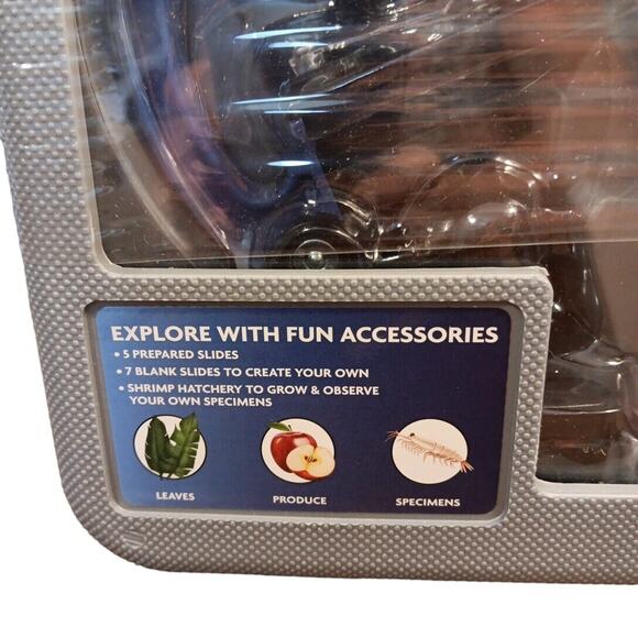 NEW Maxx Explore 48 Piece Children's Microscope Set Kit Carrying Case Ages 8+ - Picture 2 of 8